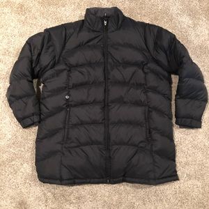 LL Bean 2XL black goose down puffer